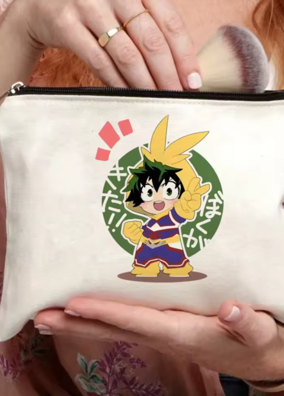 Anime My Hero Academia Izuku Midoriya Makeup Bag