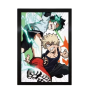 Anime Katsuki Bakugo And Izuku Midoriya Painting Wall Decor