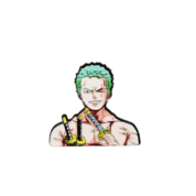 Anime Roronoa Zoro Enamel Brooch