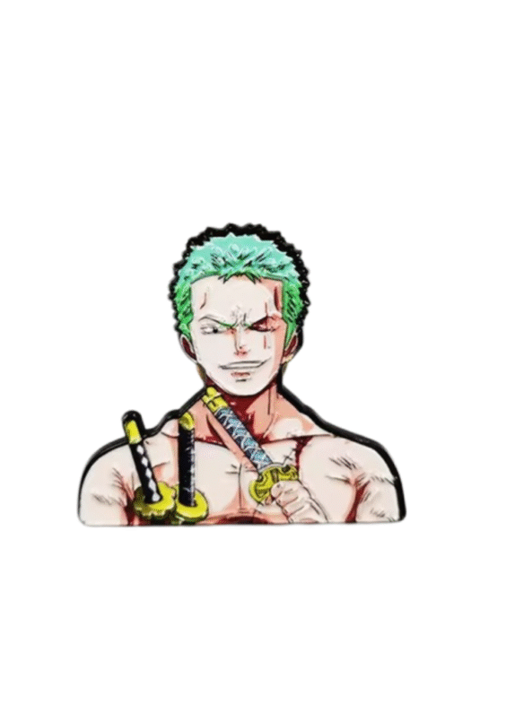 Anime Roronoa Zoro Enamel Brooch