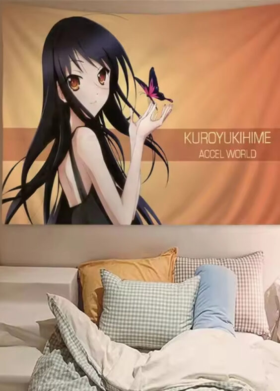 Accel World Kuroyukihime Anime Wall Tapestry