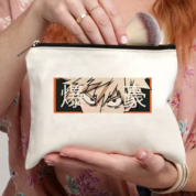 My Hero Academia Anime Katsuki Bakugo White Makeup Bag