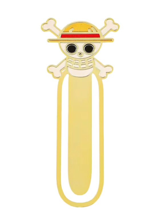 One Piece Anime Monkey D. Luffy Stainless Steel Bookmark