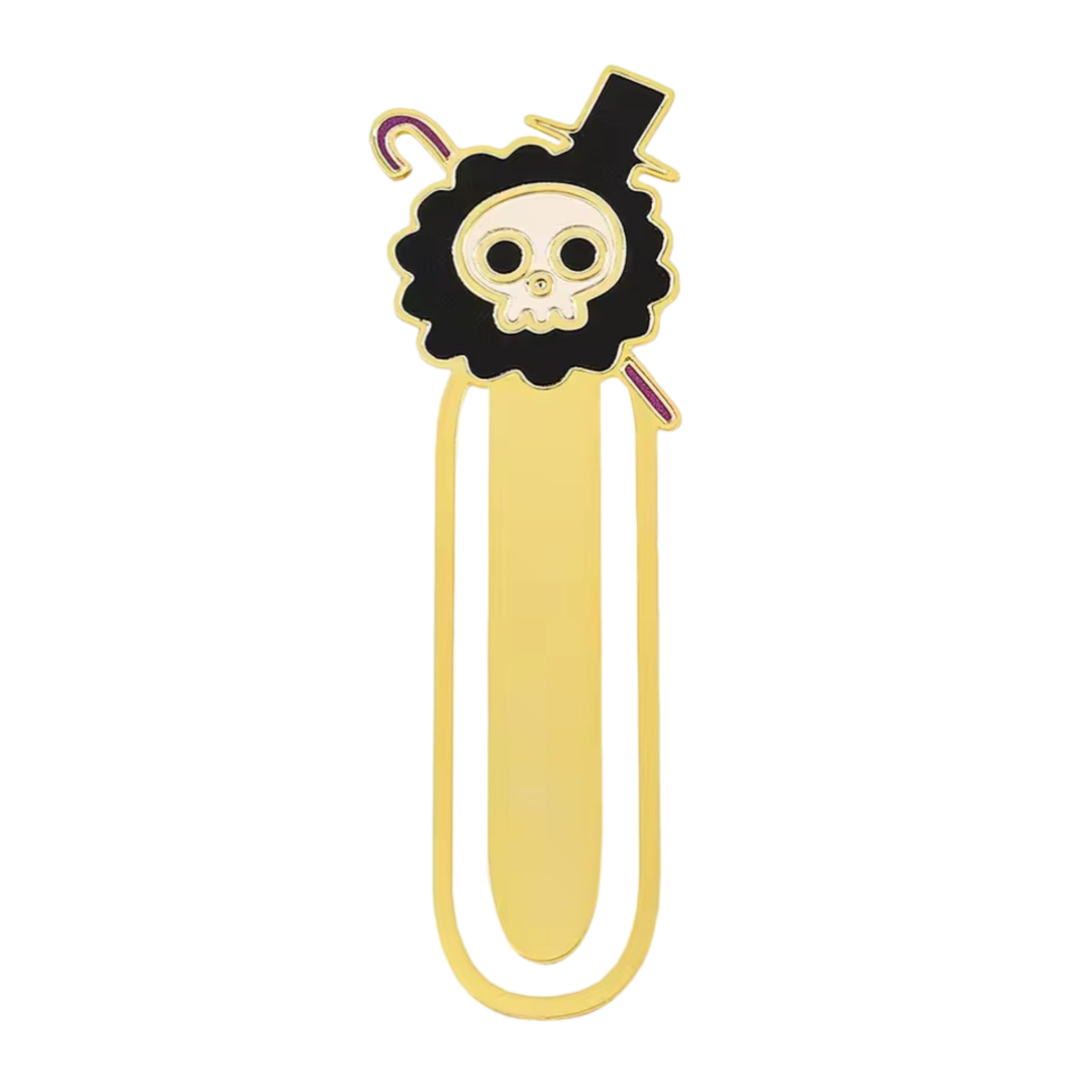 Anime One Piece Brook Stainless Steel Bookmark Anime One Piece Brook Stainless Steel Bookmark