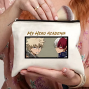 Anime My Hero Academia Katsuki Bakugo And Shoto Todoroki Makeup Bag