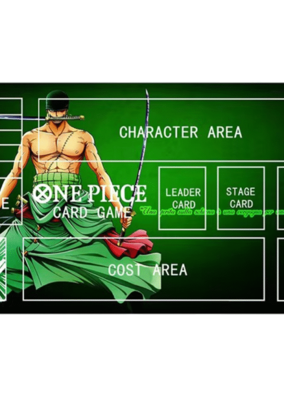 Anime One Piece Roronoa Zoro Trading Card Game Mat