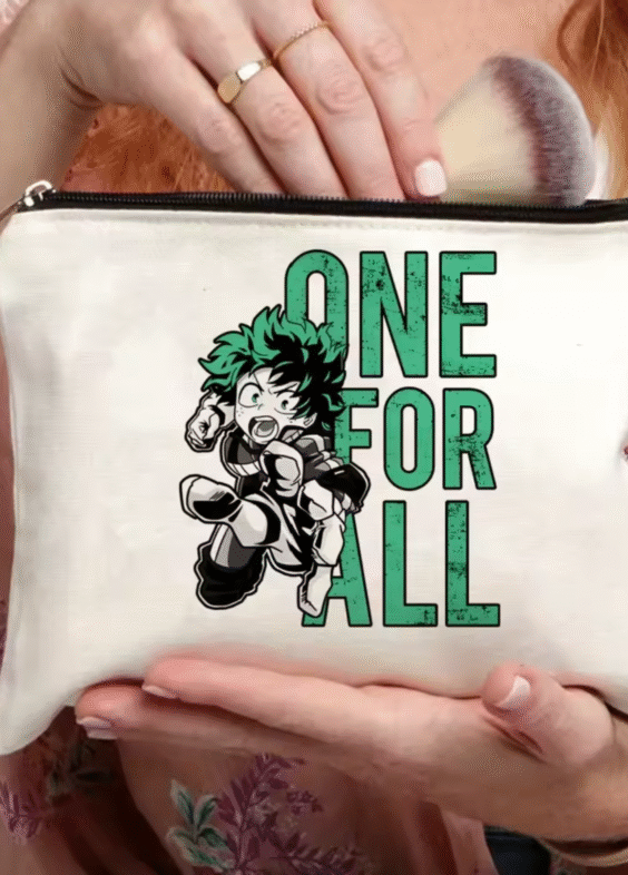 Anime My Hero Academia Izuku Midoriya Makeup Bag For Girls