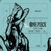 Anime One Piece Luffy Blue Trading Card Game Mat