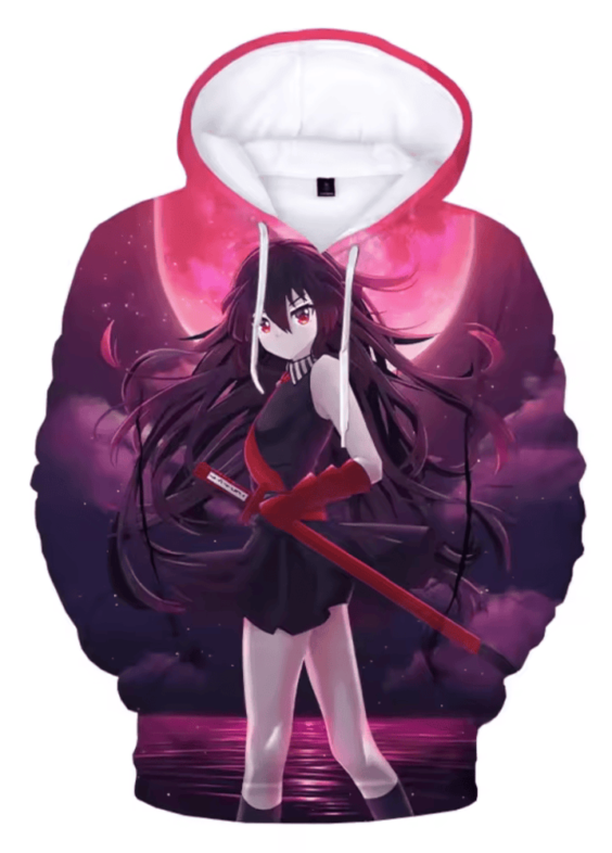 Akame Ga Kill Anime 3D Printed Hoodie