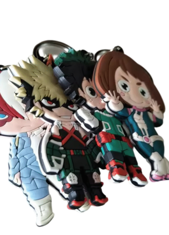 4Pcs/Set Anime My Hero Academia Keychain