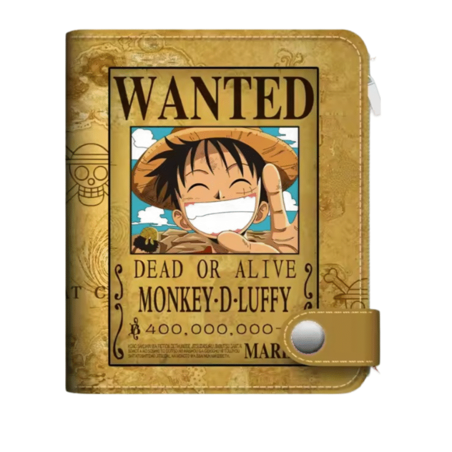 One Piece Anime Dead Or Alive Luffy Wallet One Piece Anime Dead Or Alive Luffy Wallet