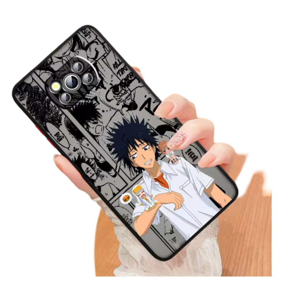 Anime A Certain Magical Index Kamijou Touma Phone Case For Xiaomi Mi Poco 