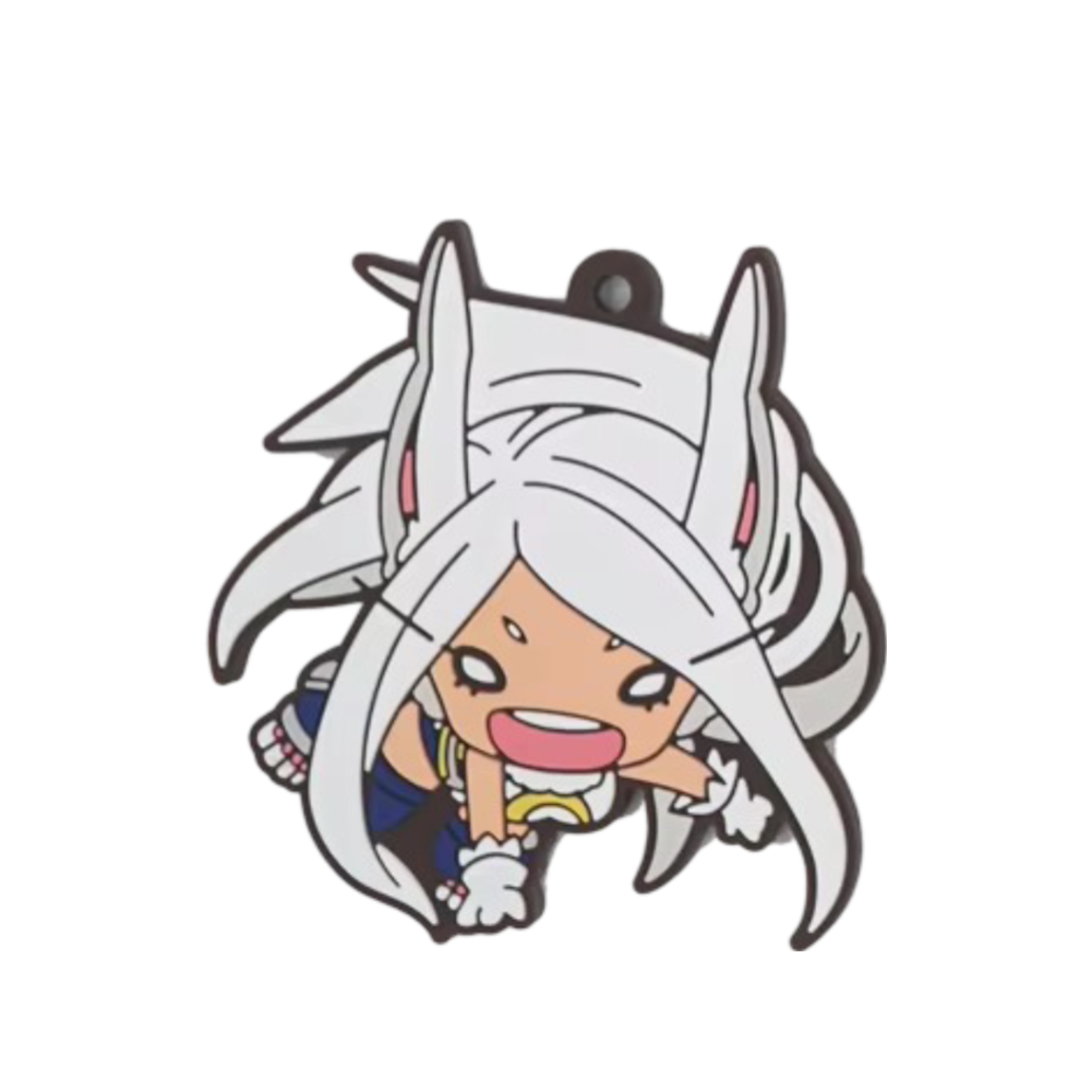 Anime My Hero Academia Usagiyama Rumi Keychain Anime My Hero Academia Usagiyama Rumi Keychain