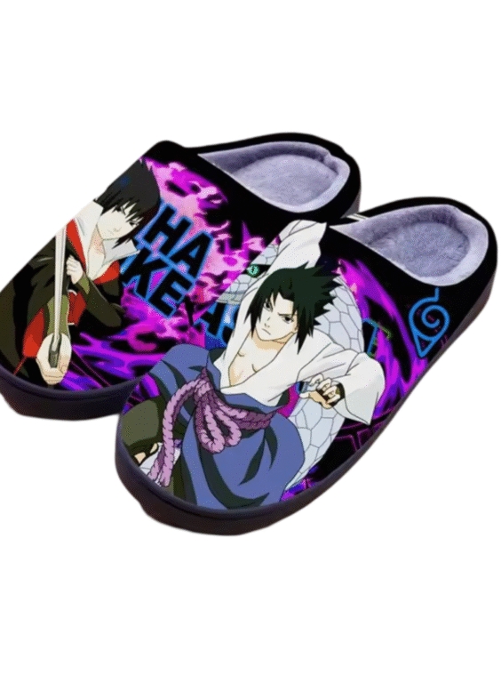 Anime Naruto Sasuke Uchiha Winter Slipper