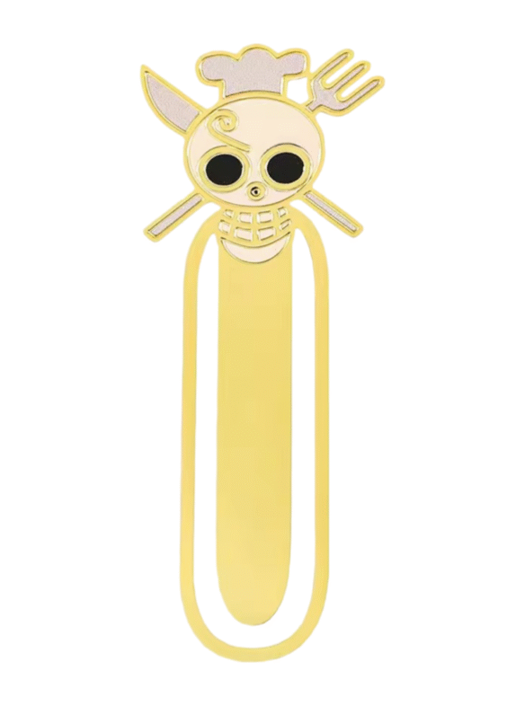 Anime One Piece Sanji Stainless Steel Bookmark