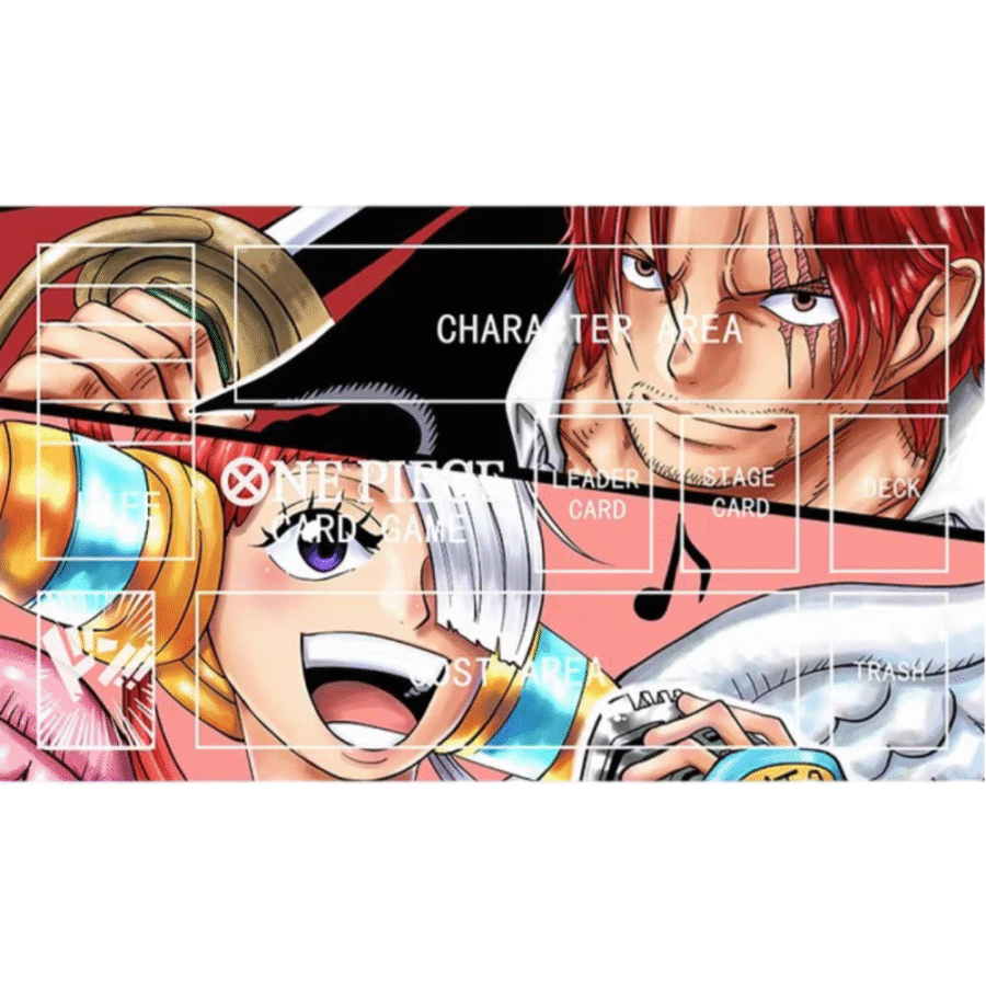 Anime One Piece Shanks And Uta Trading Card Game Mat Anime One Piece Shanks And Uta Trading Card Game Mat