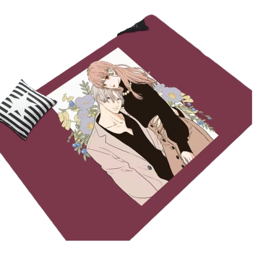 Itsuomi Nagi With Yuki Itose Anime Polyester Floor Mat Itsuomi Nagi With Yuki Itose Anime Polyester Floor Mat