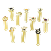 10Pcs/Set Anime One Piece Stainless Steel Bookmark