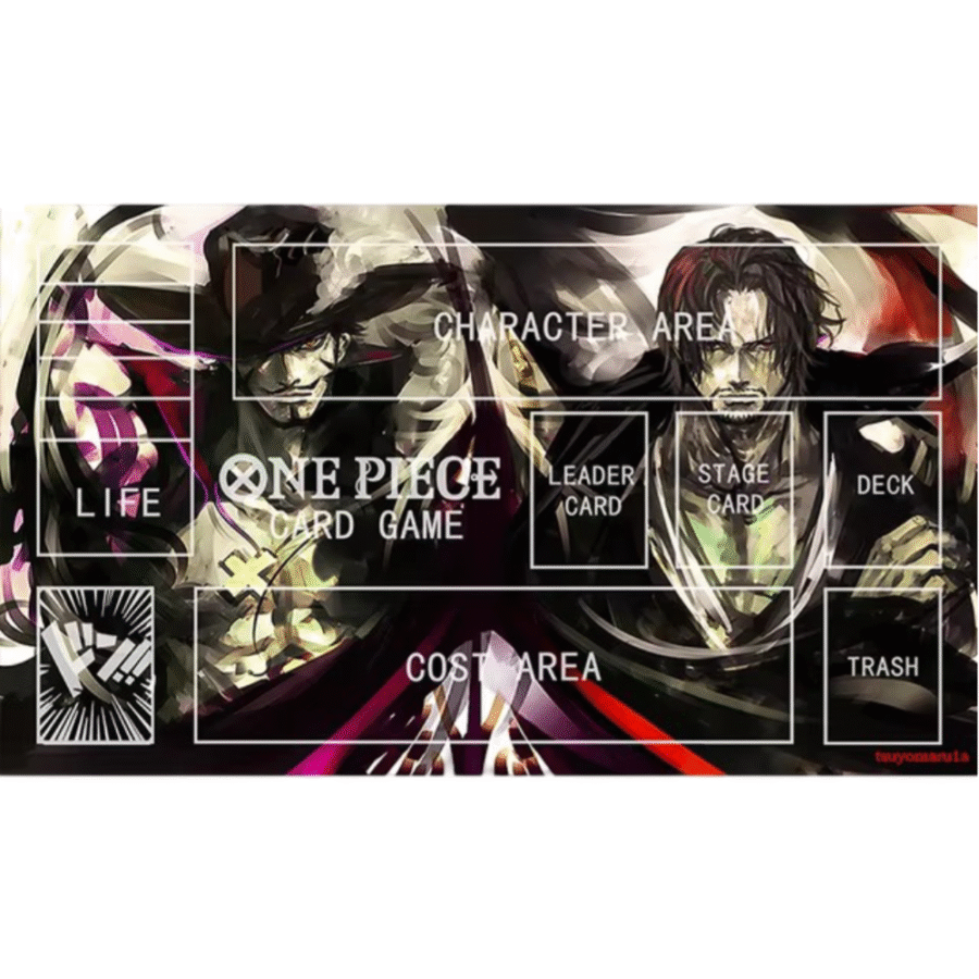 Anime One Piece Dracule Mihawk Trading Card Game Mat Anime One Piece Dracule Mihawk Trading Card Game Mat
