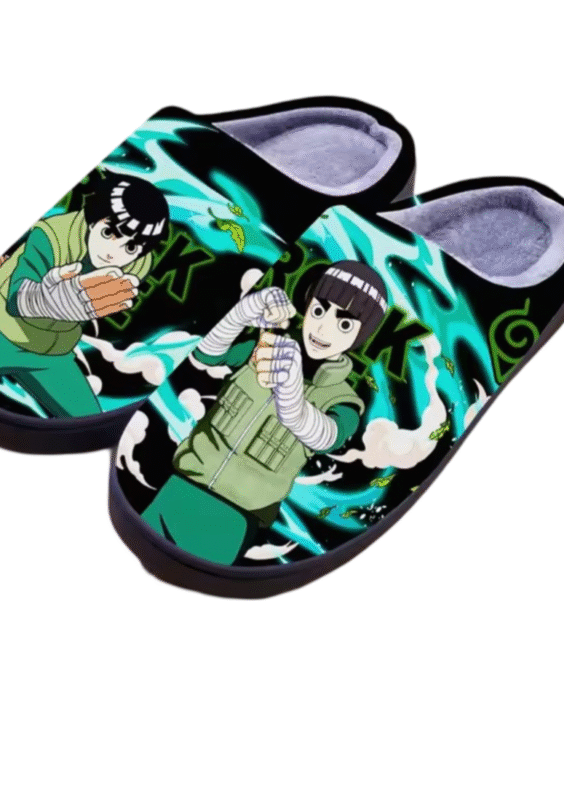 Anime Naruto Rock Lee Winter Slipper