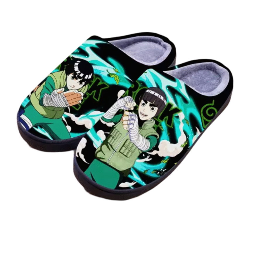Anime Naruto Rock Lee Winter Slipper Anime Naruto Rock Lee Winter Slipper