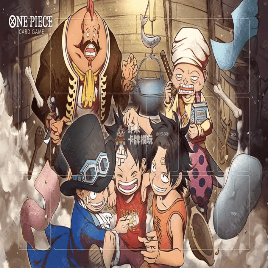 One Piece Anime Luffy With Friends Trading Card Game Mat One Piece Anime Luffy With Friends Trading Card Game Mat