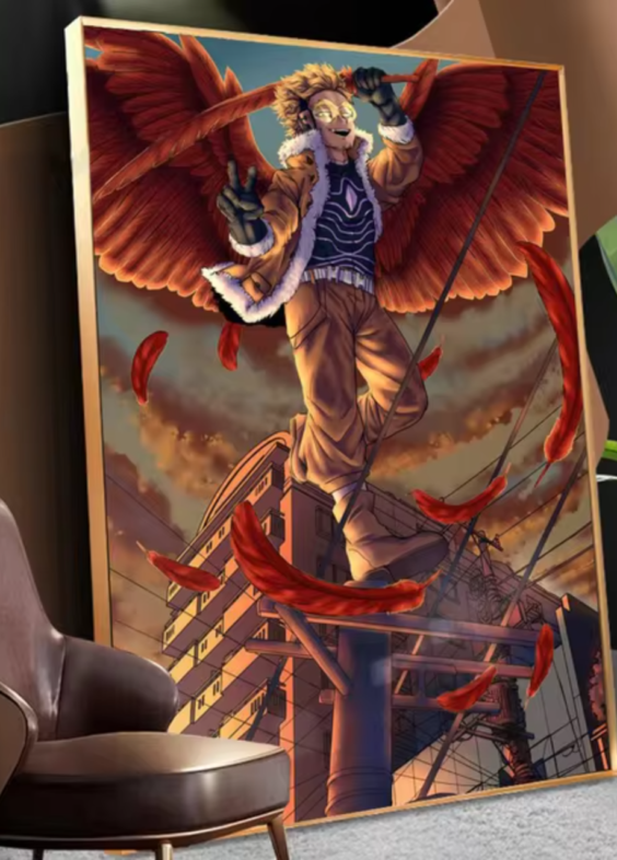 Anime My Hero Academia Hawks Wall Art