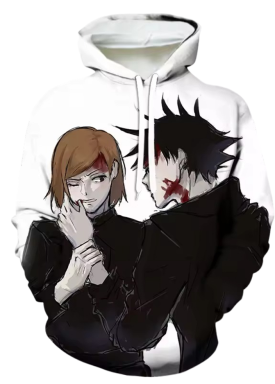 Anime Nobara Kugisaki And Megumi Fushiguro Hoodie