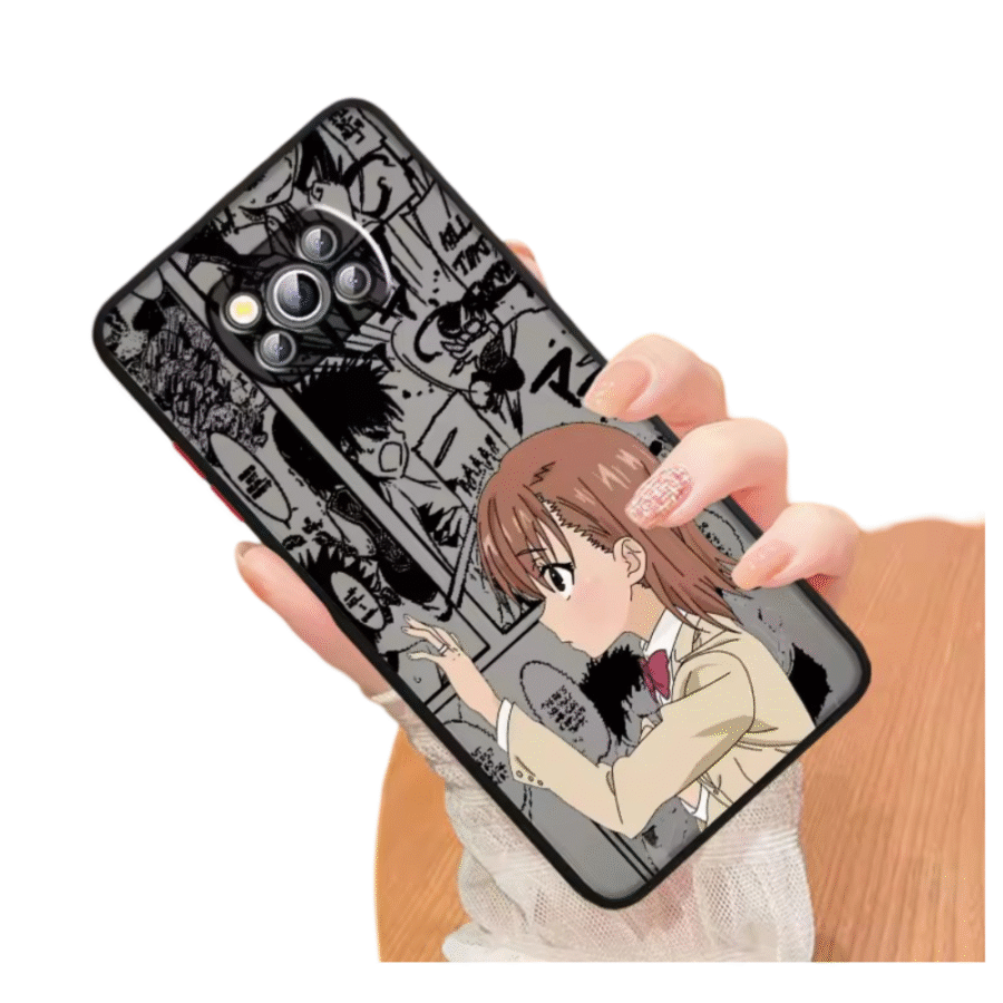 Anime A Certain Magical Index Mikoto Misaka Phone Case For Xiaomi Mi Poco Anime A Certain Magical Index Mikoto Misaka Phone Case For Xiaomi Mi Poco