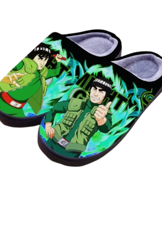 Anime Naruto Might Guy Winter Slipper