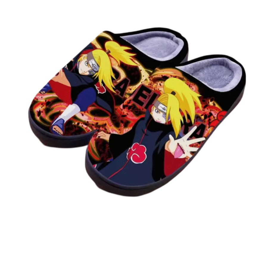 Anime Naruto Deidara Winter Slipper