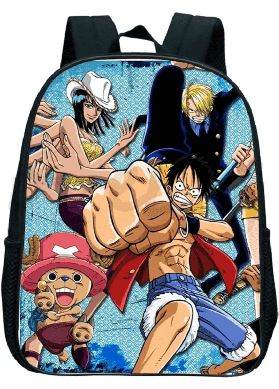 Anime One Piece Luffy With Friends Kindergarten Backpack