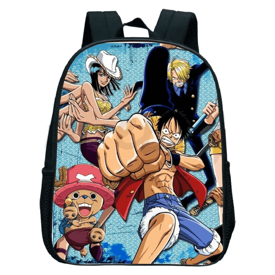 Anime One Piece Luffy With Friends Kindergarten Backpack Anime One Piece Luffy With Friends Kindergarten Backpack
