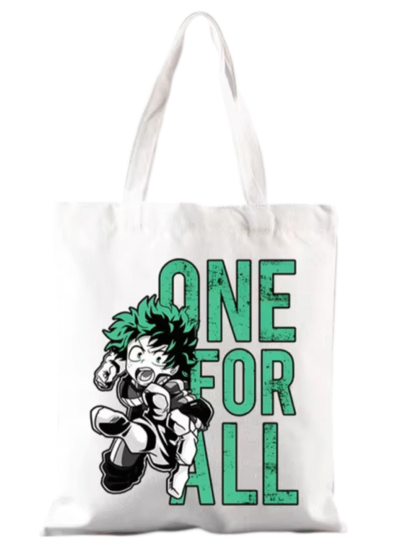My Hero Academia Izuku Midoriya Anime Shopper Bag