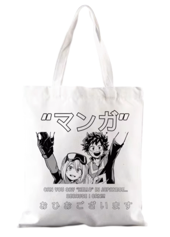 Anime My Hero Academia Ochaco Uraraka And Izuku Midoriya Shopper Bag