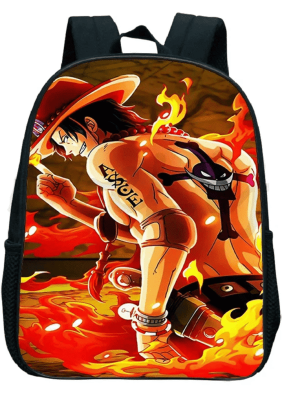 Anime One Piece Portgas D. Ace Kindergarten Bag