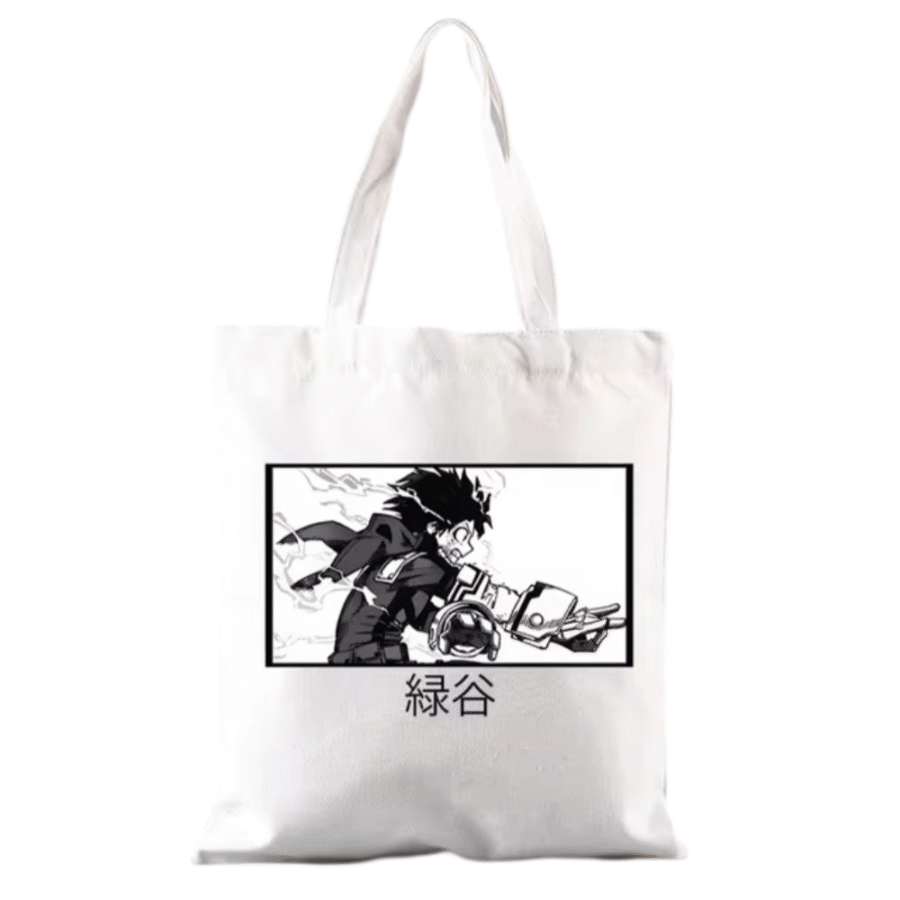 Izuku Midoriya Anime Shopper Bag Izuku Midoriya Anime Shopper Bag