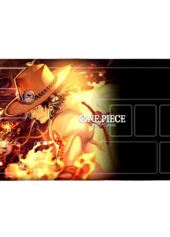 Anime One Piece Portgas D. Ace Playmat Trading Card