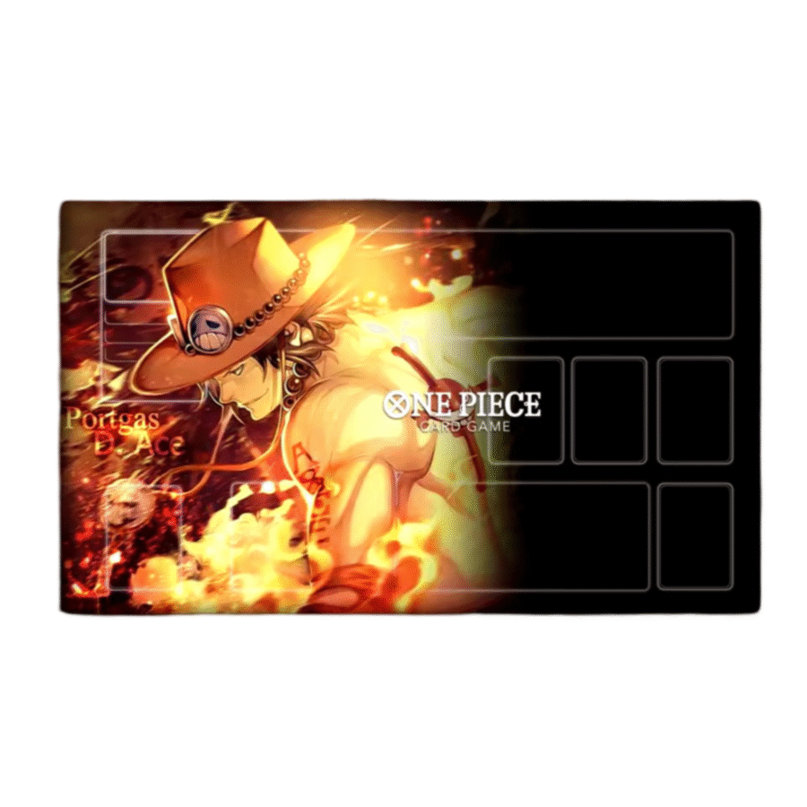 Anime One Piece Portgas D. Ace Playmat Trading Card Anime One Piece Portgas D. Ace Playmat Trading Card