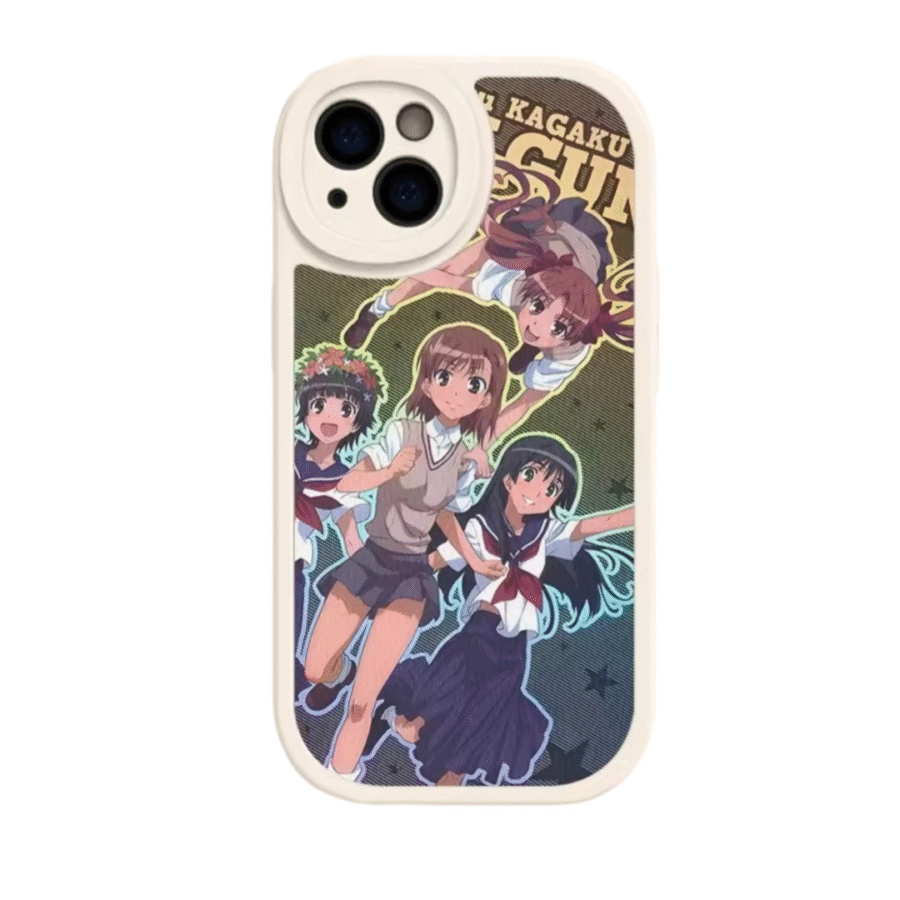 A Certain Magical Index Anime Mikoto Misaka With Friends iPhone Case A Certain Magical Index Anime Mikoto Misaka With Friends iPhone Case