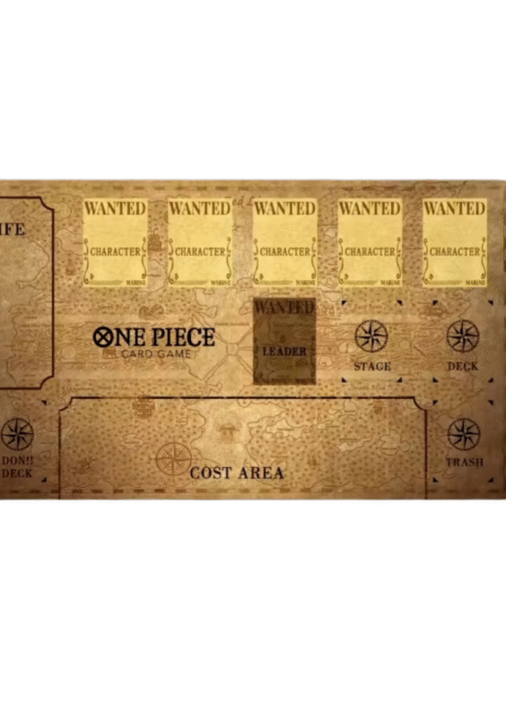 Anime One Piece Playmat Trading Card