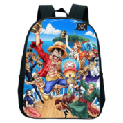 Anime One Piece Straw Hat Pirates Kindergarten Backpack