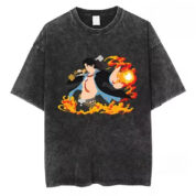 One Piece Portgas D. Ace Anime Short Sleeve T-Shirt