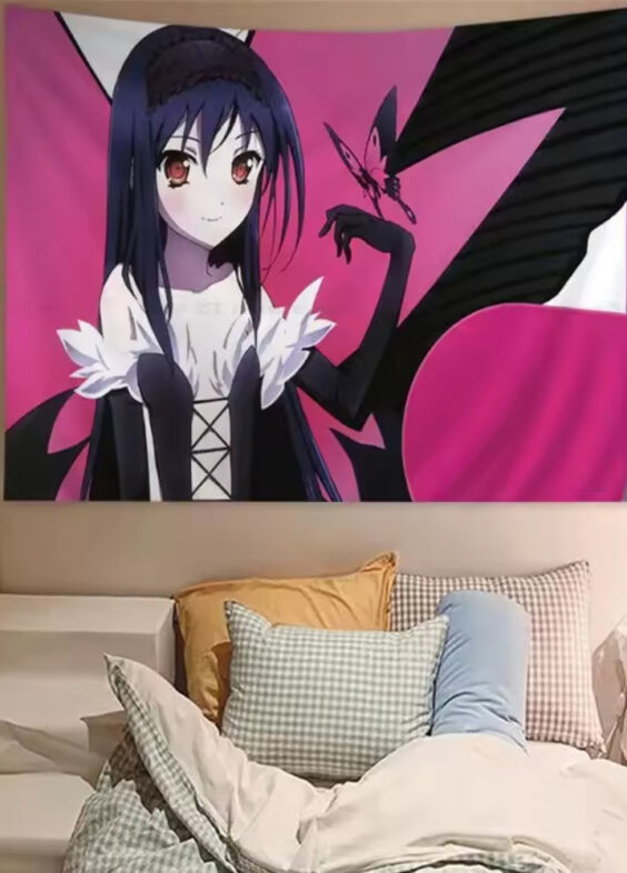 Accel World Kuroyukihime Anime Wall Art Tapestry