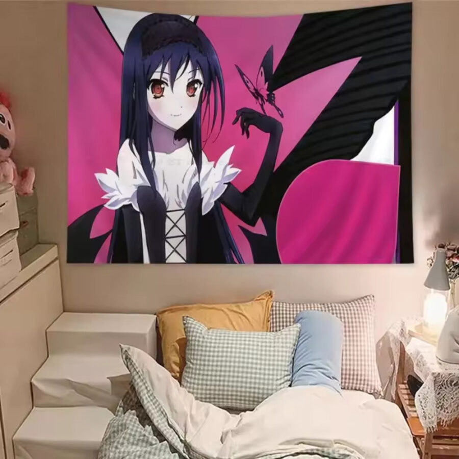 Accel World Kuroyukihime Anime Wall Art Tapestry