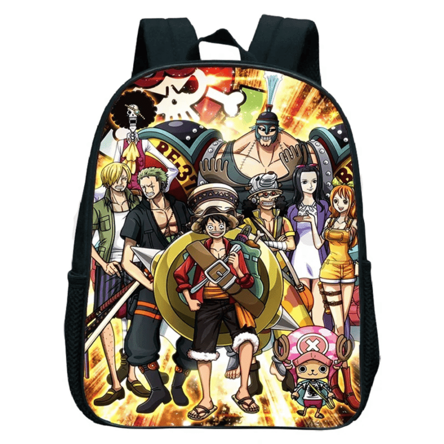 Anime One Piece Straw Hat Pirates Kindergarten Bag Anime One Piece Straw Hat Pirates Kindergarten Bag