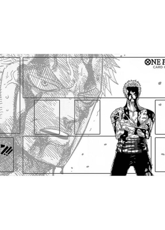 One Piece Anime Roronoa Zoro Trading Card Game Mat