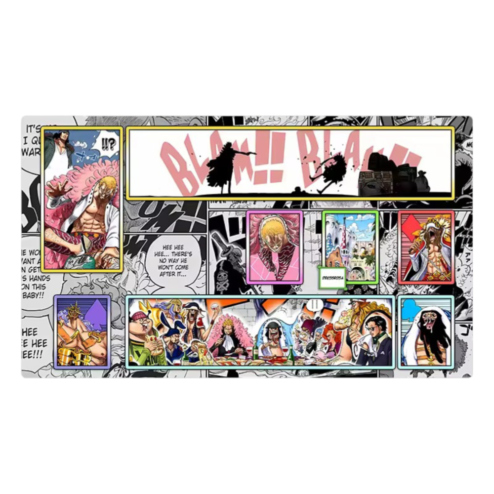 Anime Character One Piece Playmat Trading Card Anime Character One Piece Playmat Trading Card