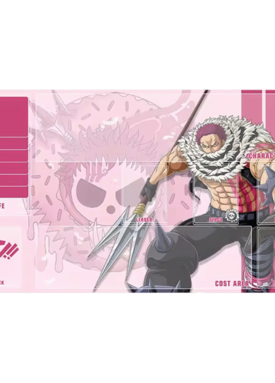 Anime One Piece Charlotte Katakuri Trading Card Game Mat