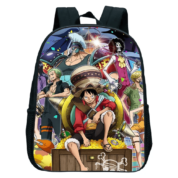 Anime One Piece Luffy With Friends Kindergarten Bag